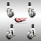 Service Caster 3 Inch 316SS Thermoplastic Rubber Swivel 1-1/2 Inch Stem Caster Brake SCC, 2PK SCC-SS316EX20S314-TPRB-2-TLB-2-112 - alternate 3